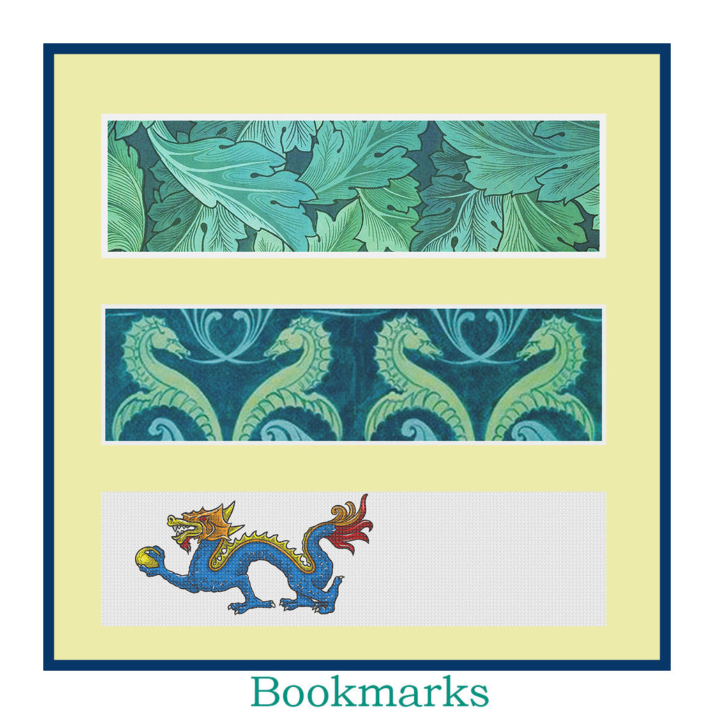 BOOKMARKS Counted Cross Stitch Charts Patterns