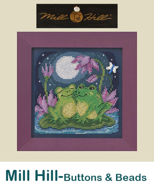 ARTFUL NEEDLEWORKER COUNTED CROSS STITCH KITS BY MILL HILL -Button's and Beads