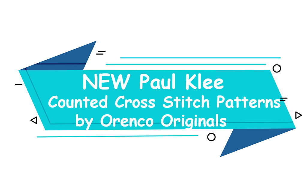 New Paul Klee Counted Cross Stitch Patterns