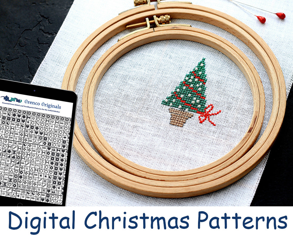 DIGITAL DOWNLOAD CHRISTMAS Inspired Orenco Originals Counted Cross Stitch Patterns