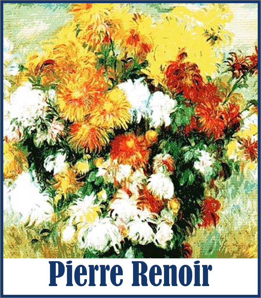 PIERRE AUGUSTE RENOIR INSPIRED Counted Cross Stitch Charts Patterns