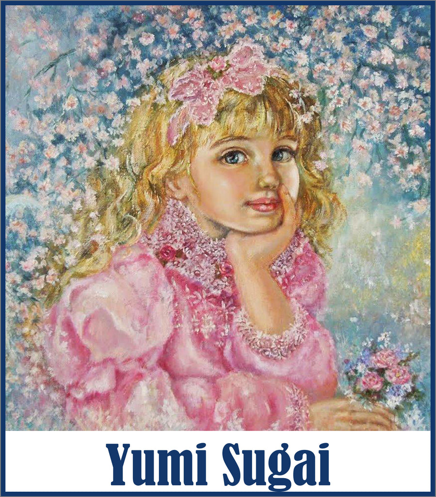 YUMI SUGAI INSPIRED Counted Cross Stitch Charts Patterns