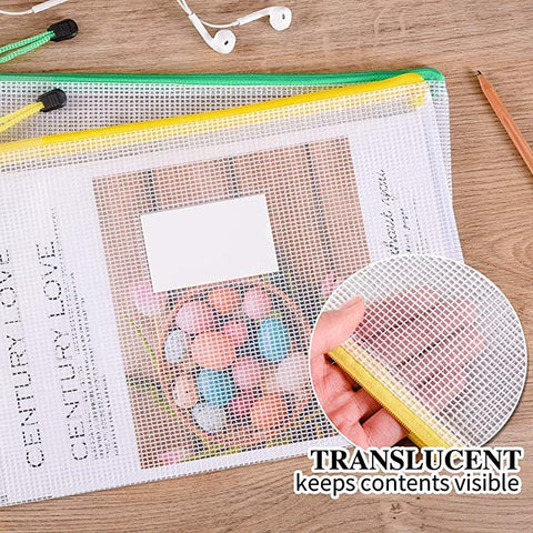 LARGE Cross Stitch Project Mesh Bags