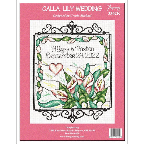Calla Lily Wedding (14 Count) by Dianne Arthurs for Imaginating Counted Cross Stitch Kit 7.25