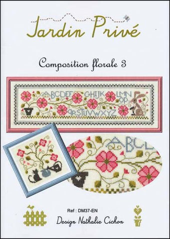 Composition Florale 3 By Jardin Prive Counted Cross Stitch Pattern
