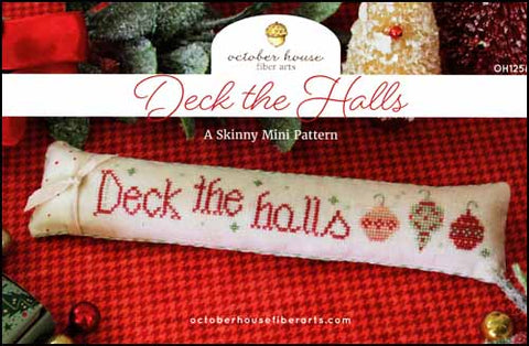 Deck The Halls by October House Counted Cross Stitch Pattern