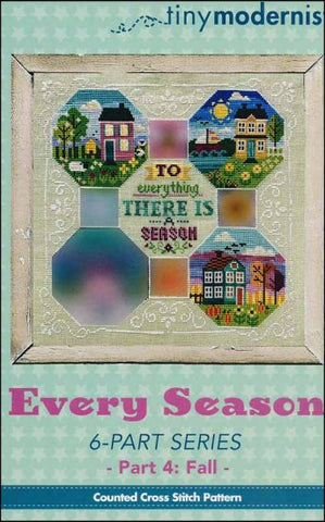 Every Season Part 4-Fall By The Tiny Modernist Counted Cross Stitch Pattern