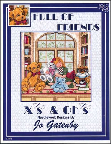 Full Of Friends By X's & Oh's  Counted Cross Stitch Pattern