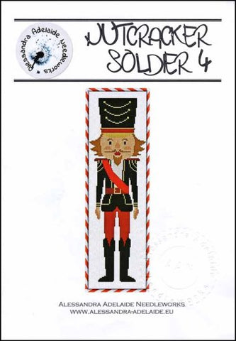 Nutcracker Soldier 4 by Alessandra Adelaide Needleworks Counted Cross Stitch Pattern