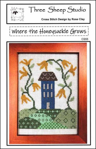 Where the Honeysuckle Grows by Three Sheep Studio Counted Cross Stitch Pattern