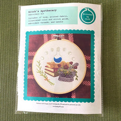 Witch's Apothecary Embroidery Kit By Stitches By Tiff