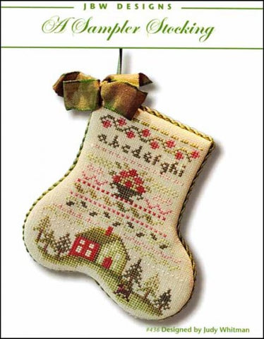 A Sampler Stocking by JBW Designs Counted Cross Stitch Pattern