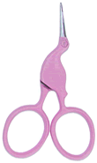 Kelmscott Design's Storklettes Scissors-Fuschia