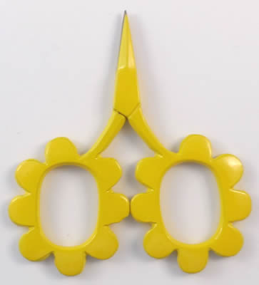 Kelmscott Design's FLOWER POWER Scissors-Yellow