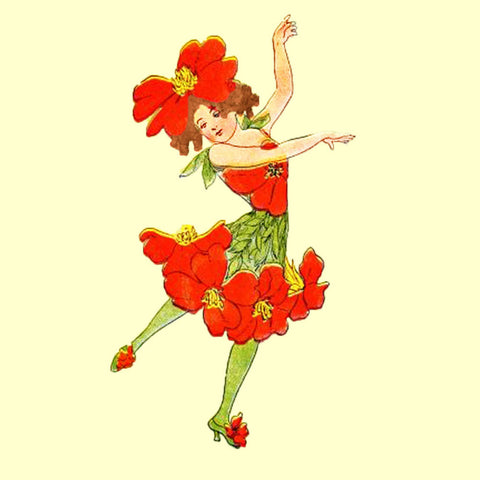 The Primrose Flower Fairy by Elizabeth Gordon Counted Cross Stitch Pattern