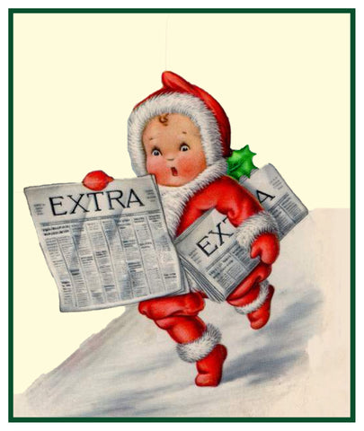 Vintage Christmas Santa Helpers Nimble Nick #42 Counted Cross Stitch Pattern