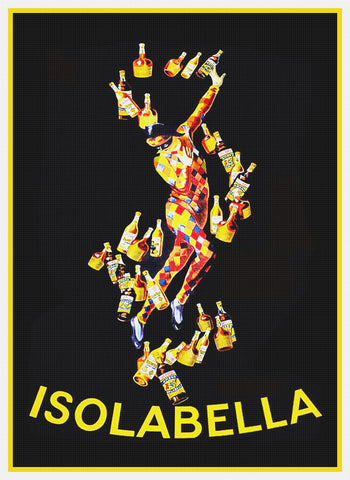 Isolabella Advertisement Art Leonetto Cappiello Counted Cross Stitch Pattern
