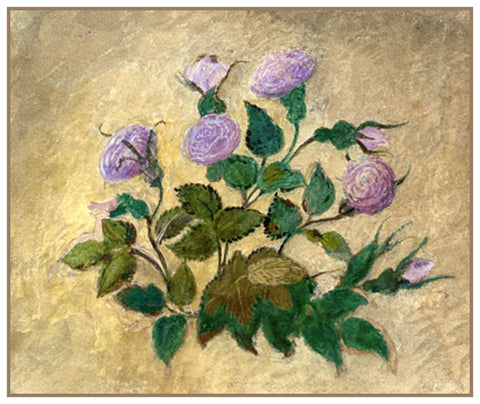 Study of Rose Flowers by John Ruskin Counted Cross Stitch Pattern