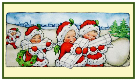Vintage Christmas Santa Helpers Nimble Nick #11 Counted Cross Stitch Pattern