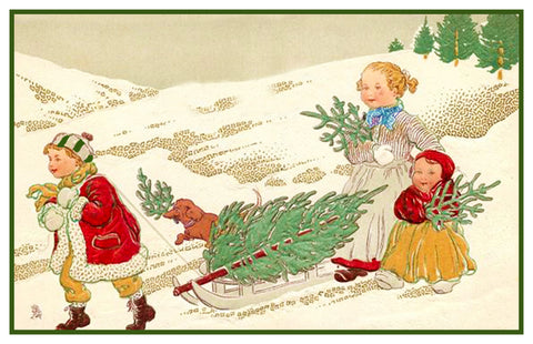 Vintage Christmas Santa Helpers Nimble Nick #25 Counted Cross Stitch Pattern