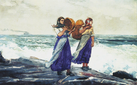 A Fresh Breeze at Sea by Winslow Homer Counted Cross Stitch Pattern
