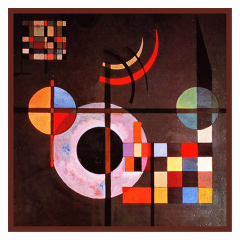 Gravitation by Artist Wassily Kandinsky Counted Cross Stitch Pattern