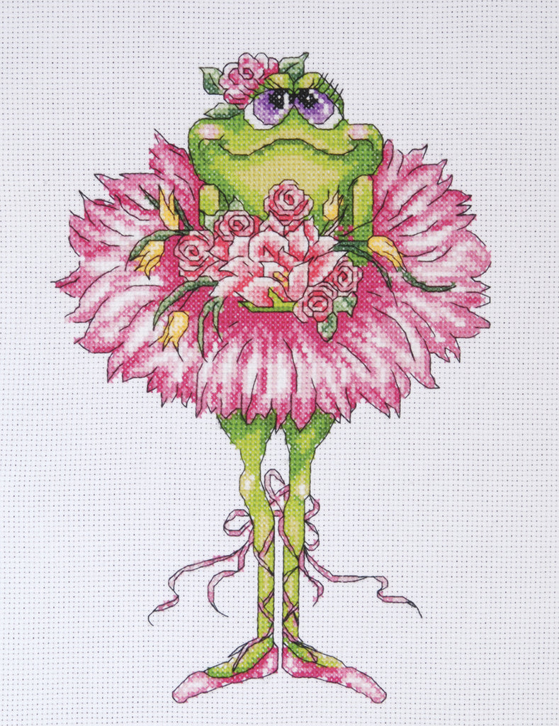 Dancing Frogs in Spring Counted Cross Stitch Kits From Design Works