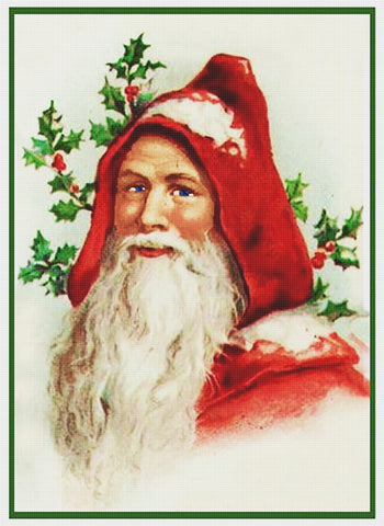 Father Christmas Santa Claus #80 Holiday Counted Cross Stitch Pattern