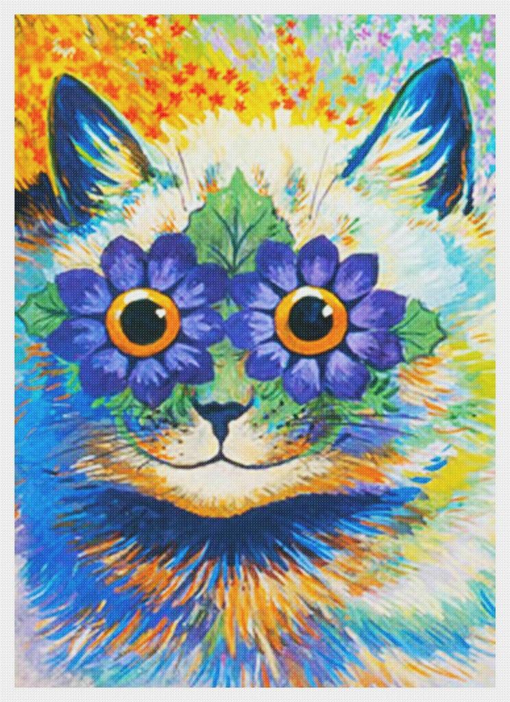 Louis Wain Inspired Orenco Originals Counted Cross Stitch Pattern