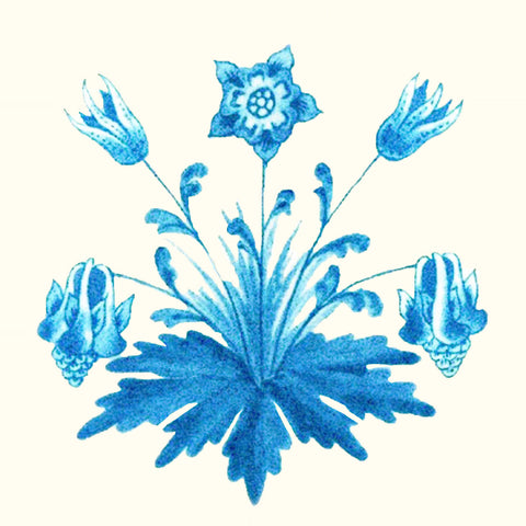 Philip Webb William Morris Columbine Flower Counted Cross Stitch Pattern