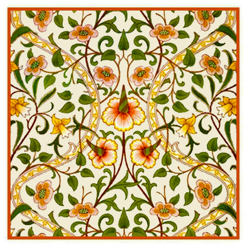 William Morris Daffodils Design Counted Cross Stitch Pattern