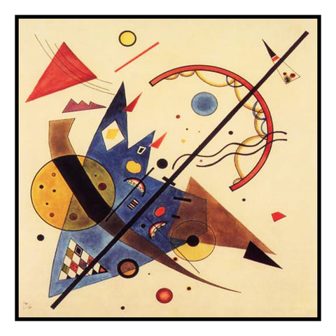 Arch and Point by Artist Wassily Kandinsky Counted Cross Stitch Pattern