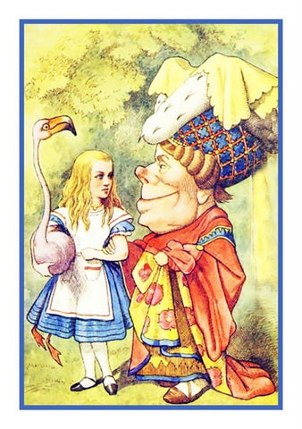 Tenniel's The Queen from Alice in Wonderland Counted Cross Stitch Chart Pattern