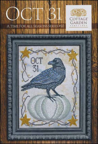 A Time For All Seasons 10: Oct 31 by Cottage Garden Samplings Counted Cross Stitch Pattern