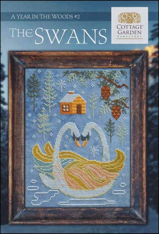 A Year In The Woods 2: The Swans by Cottage Garden Samplings Counted Cross Stitch Pattern