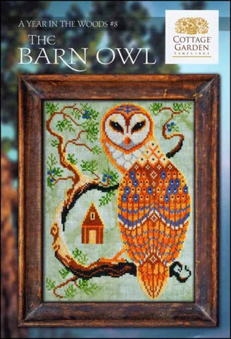 A Year In The Woods 8: The Barn Owl by Cottage Garden Samplings Counted Cross Stitch Pattern