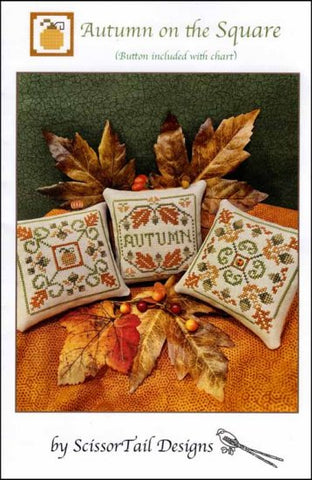 Autumn On The Square By Scissor Tail Designs Counted Cross Stitch Pattern