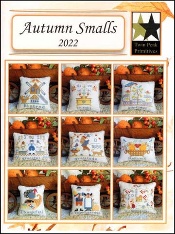 Autumn Smalls 2022 by Twin Peak Primitives Counted Cross Stitch Pattern