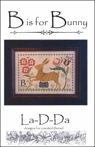 B Is For Bunny By La-D-Da Counted Cross Stitch Pattern