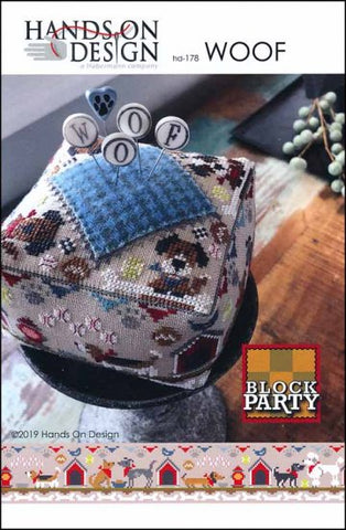 Puppy Dog- Block Party: Woof by Hands on Design Counted Cross Stitch Pattern