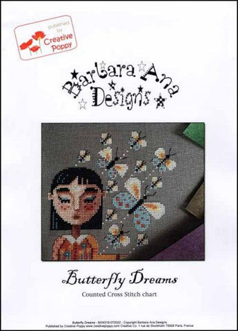 Butterfly Dreams by Barbara Ana Designs Counted Cross Stitch Pattern