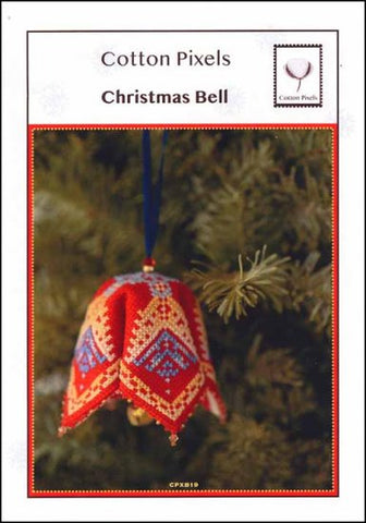 Christmas Bell by Cotton Pixels Counted Cross Stitch Pattern