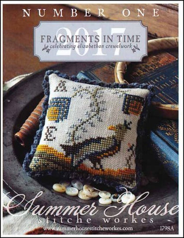 Fragments In Time 2017 Part 1-Celebrating Elizabethan Crewel Work By Summer House Stitche Workes Counted Cross Stitch Pattern