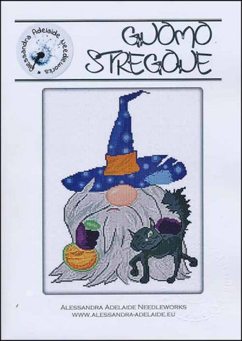 Gnomo Stregone by Alessandra Adelaide Needleworks Counted Cross Stitch Pattern
