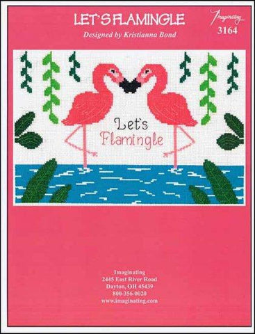 Let's Flamingle by Imaginating Counted Cross Stitch Pattern