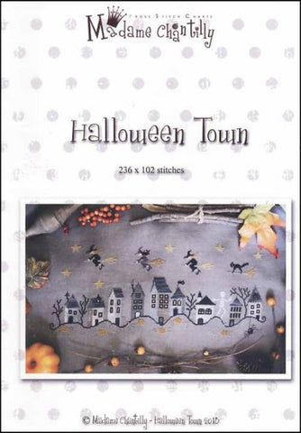 Halloween Town by  Madame Chantilly Counted Cross Stitch Pattern