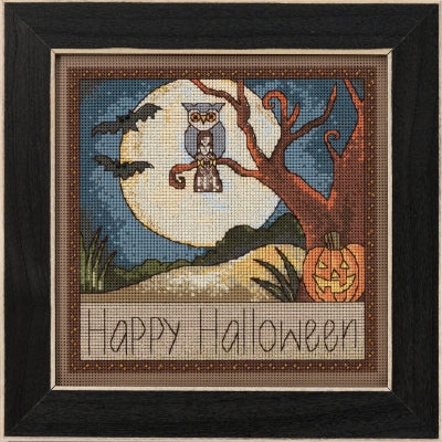 Happy Halloween by Sticks - Beaded Counted Cross Stitch Kit