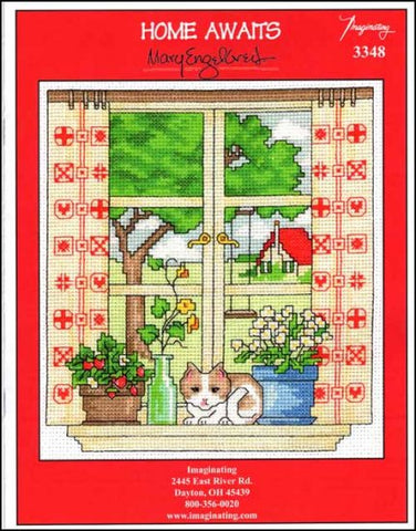 Home Awaits By Mary Engelbreit For Imaginating Counted Cross Stitch Pattern
