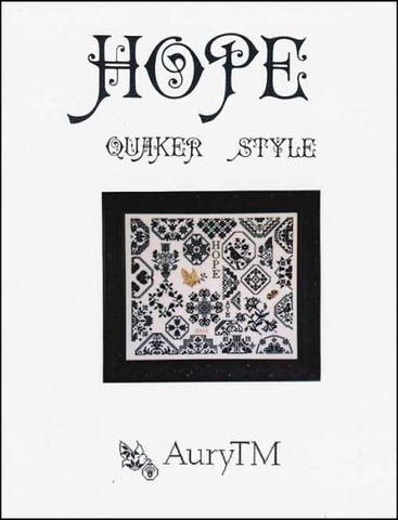Hope Quaker Style By AuryTM Counted Cross Stitch Pattern