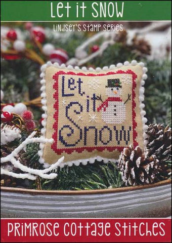Let It Snow by Primrose Cottage Stitches Counted Cross Stitch Pattern